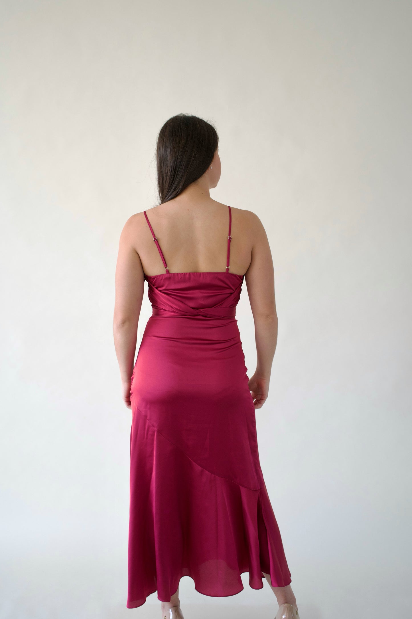 Vestido Midi Fucsia