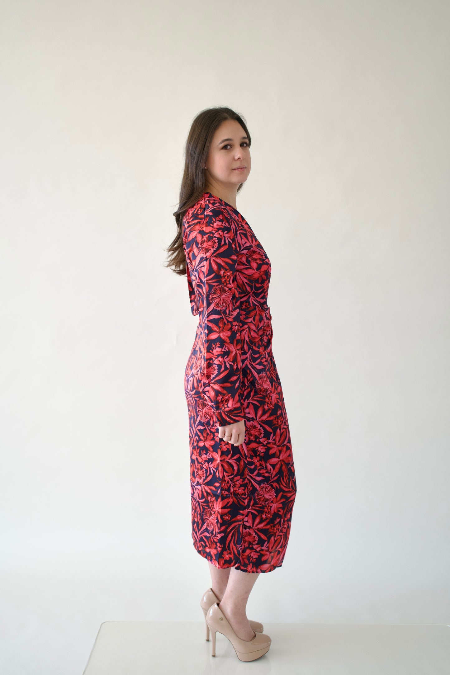 Vestido Midi Estampado
