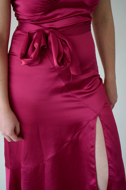 Vestido Midi Fucsia