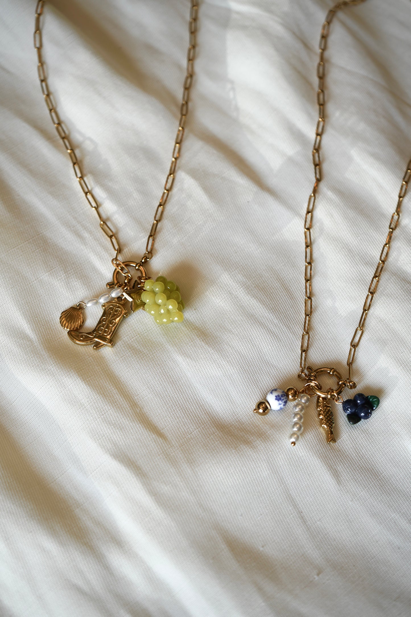 Collar charms colgantes