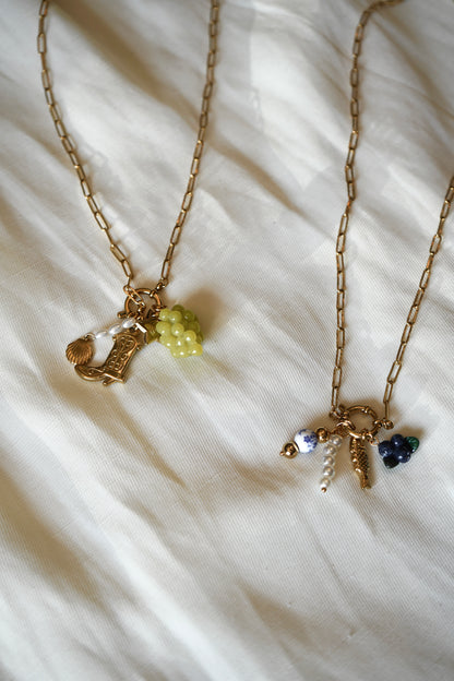 Collar charms colgantes