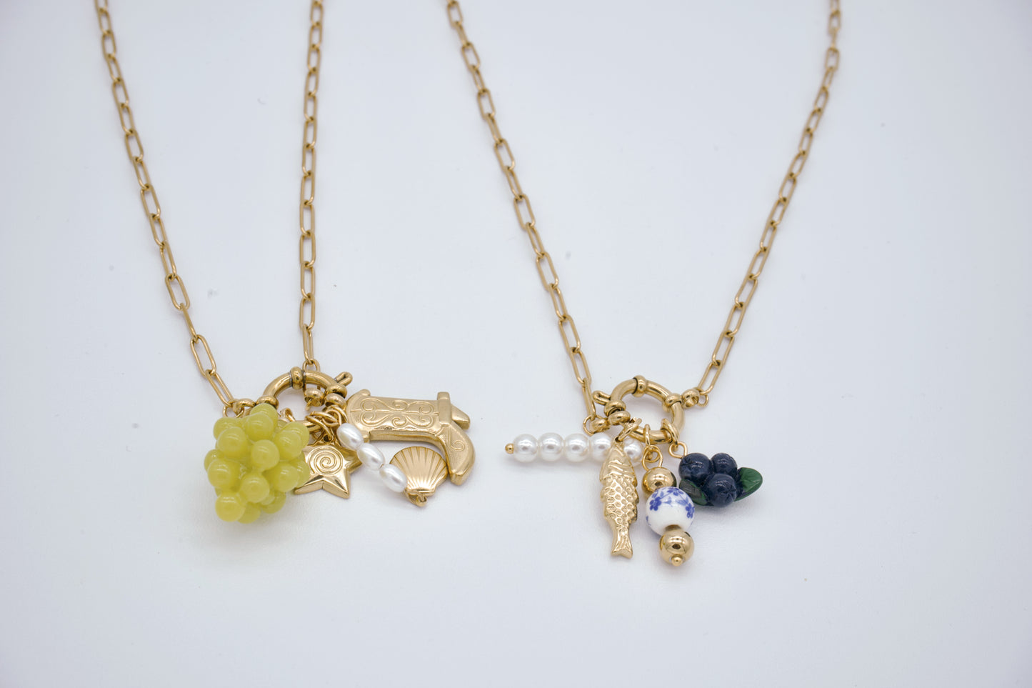Collar charms colgantes