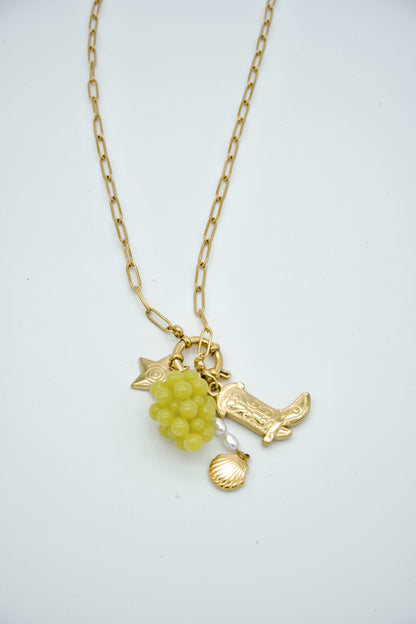 Collar charms colgantes